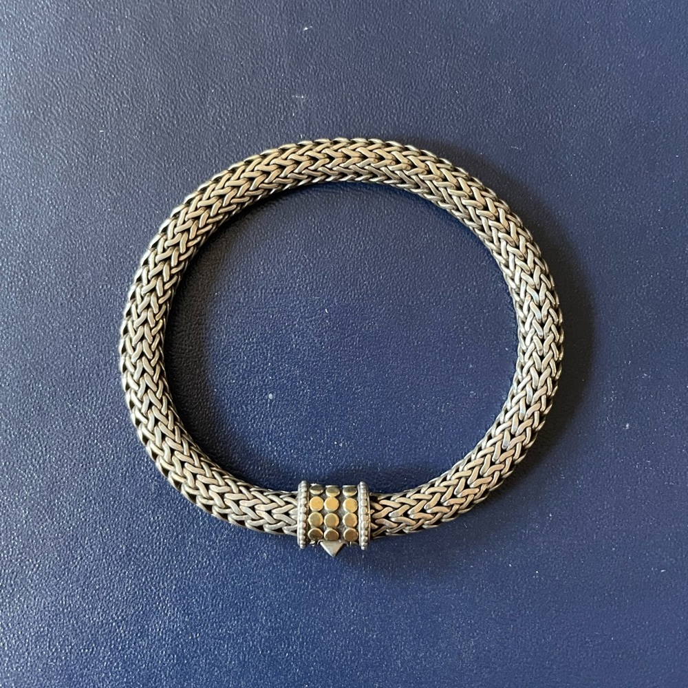 John Hardy Classic Chain Dot Station Bracelet